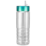 Clear/Translucent Aqua Blue Lid