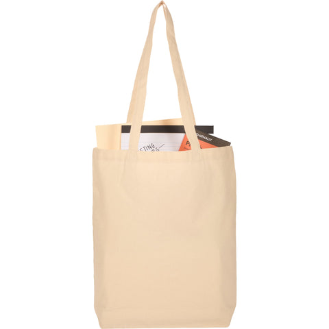 Organic 5oz Cotton Wide Bottom Tote