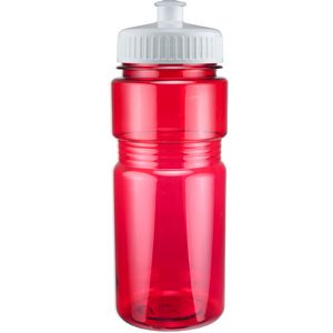 20 Oz. Translucent Recreation Bottle w/ Push Pull Lid