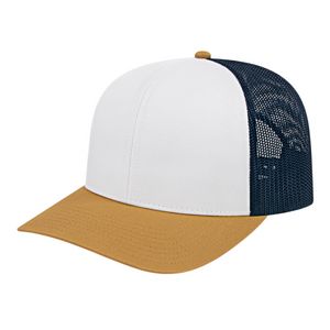 000379 Cap America Poly/Cotton Trucker Mesh Back Cap