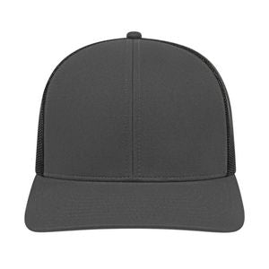 000379 Cap America Poly/Cotton Trucker Mesh Back Cap