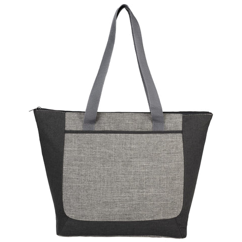 Reclaim Two-Tone Recycled Zippered Tote
