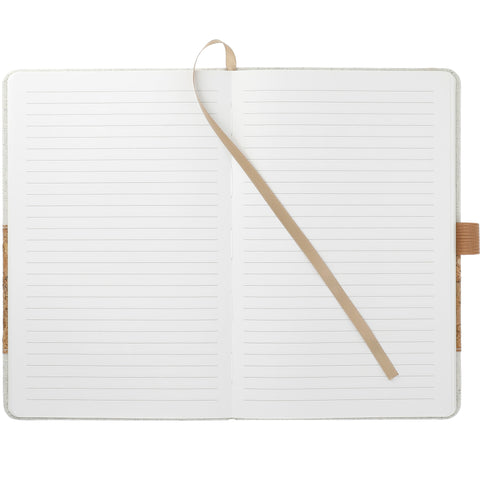5.5'' x 8.5'' FSC® Mix Recycled Cotton Cork Notebook