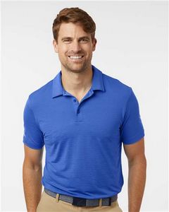 Adidas® Textured Stripe Polo Shirt