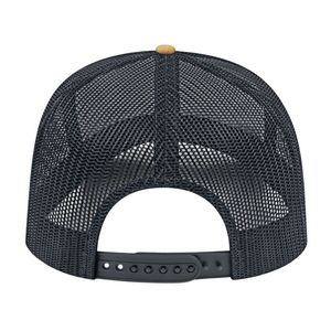 000379 Cap America Poly/Cotton Trucker Mesh Back Cap