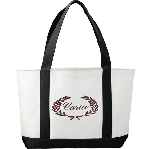 Large Canvas Boat Tote Bag