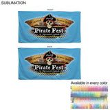 Absorbent Microfiber Dri-Lite Terry Beach, Shower Towel, 30x60, Sublimated Edge to Edge 2 sides