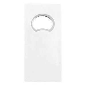 Rectangle Metal Bottle Opener with Magnet