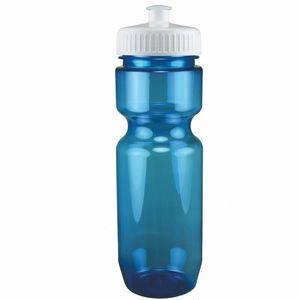 22 Oz. Translucent Bike Bottle w/ Push Pull Lid