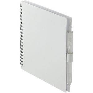 5.5'' x 7'' FSC® Recycled Spiral Notebook w/ RPET Pen