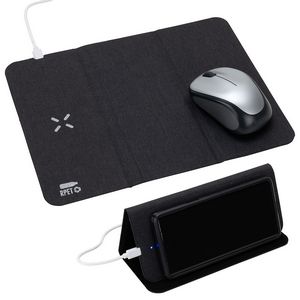 Acadia RPET Mouse Pad with 15W Wireless Charger