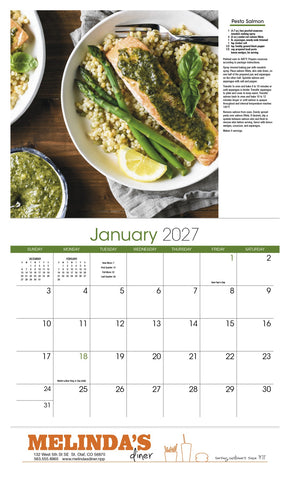 HotLine® Products Cooking Appointment Calendar - Stapled