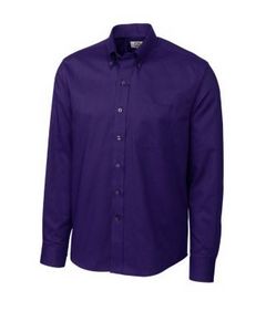 Cutter & Buck Epic Easy Care Nailshead Mens Long Sleeve Dress Shirt