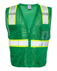 Green/Lime Green/Silver Blank