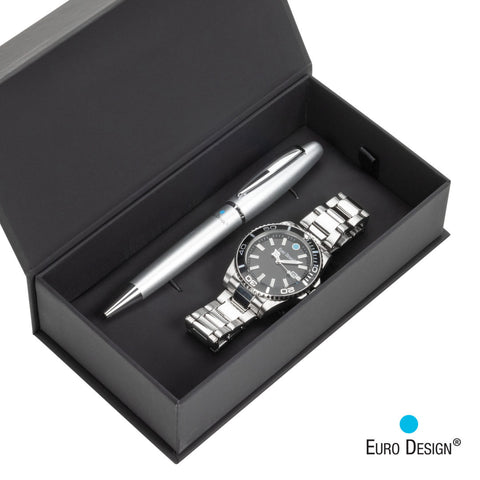 Euro Design® Velten Watch/Pen Set