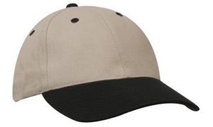 000953 Brushed Heavy Cotton 6 Panel Cap