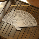 Dynasty Wood Hand Fan