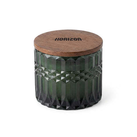 Horizon 296 Ml / 10 Oz Glass Candle With Acacia Wood Lid