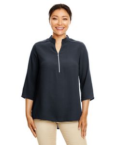 Devon and Jones Ladies' Perfect Fit™ Three-Quarter Sleeve Crepe Tunic