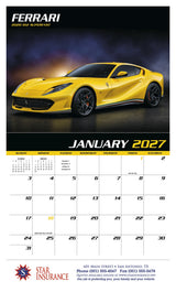 HotLine Products Fast Trax Appointment Calendar - Stapled open image