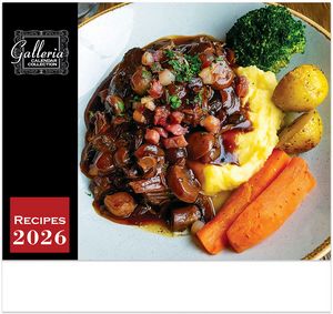 Galleria Wall Calendar 2026 Recipes