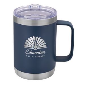 Navy Blue/Silver/Clear Logo Front View