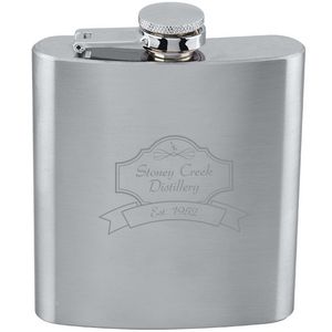 6 Oz. Stainless Steel Flask