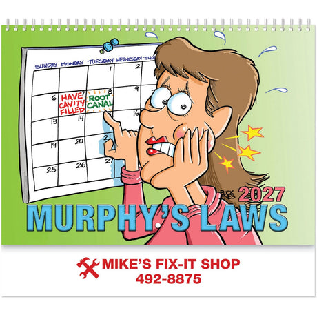 Murphys Law Spiral Wall Calendar