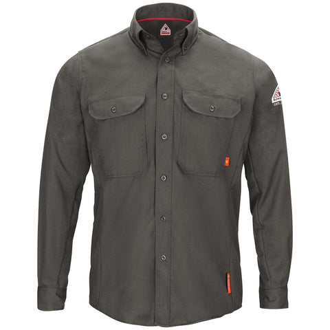 Bulwark® Men's FR iQ Series® Long Sleeve Comfort Woven Lightweight Shirt