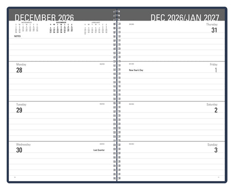 Triumph® Calendars Classic Weekly Desk Planner