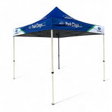 10' Steel Tent Kit, Includes Steel Frame, Sublimated Canopy, Case, Grass Stake Kit