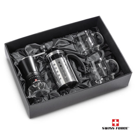 Swiss Force® Coffee Press, Grinder & Nordic Set