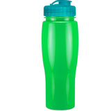 Kelly Green/Translucent Aqua Blue Lid