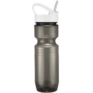 26 Oz. Translucent Jogger Bottle w/ Sport Sip Lid and Straw