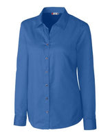 Clique Avesta Stain Resistant Womens Long Sleeve Button Down Shirt
