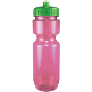 22 Oz. Translucent Bike Bottle w/ Push Pull Lid