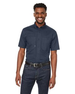 DRI DUCK Men's Craftsman Ripstop Short-Sleeve Woven Shirt