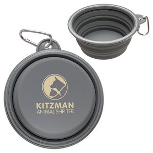 Feed 'N Go Collapsible Pet Bowl with Carabiner