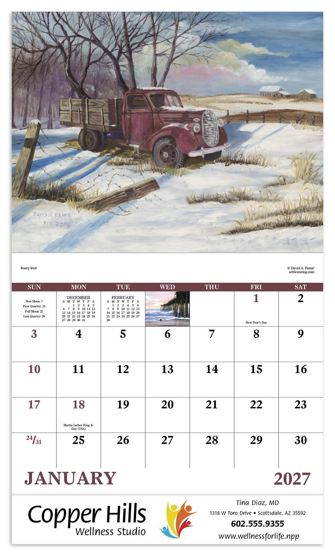 Good Value Scenic Memories - Stapled Calendar open image
