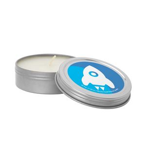 Custom 2 Oz. Scented Candle in Screw-Top Metal Tin