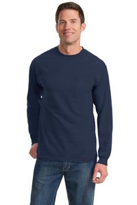 Port & Company® Men's Long Sleeve Essential Pocket T-Shirt