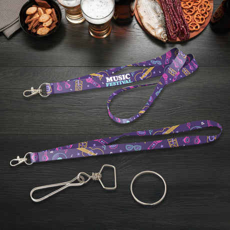 E-Z Import™ 0.5" W Sublimated Lanyard