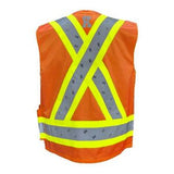 Orange/Yellow/Silver Blank Back