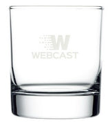 Chesapeake Old Fashioned 10.5oz heavy sham clear glass - Etched