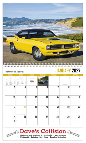 HotLine® Products Street Thunder Appointment Calendar - Spiral