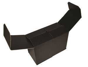 ~Chesapeake Old Fashioned 10.5oz heavy sham clear glass S/2 in Mystique black gift box - Etched