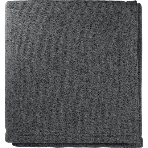 Heathered Fleece Throw Blanket 50'' x 60'' Unfolded