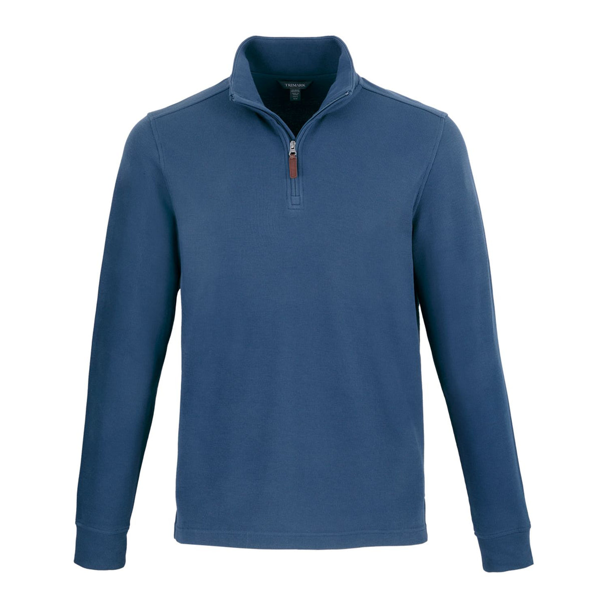 Men's HUDSON Eco Knit Quarter Zip Ribbed Sweater