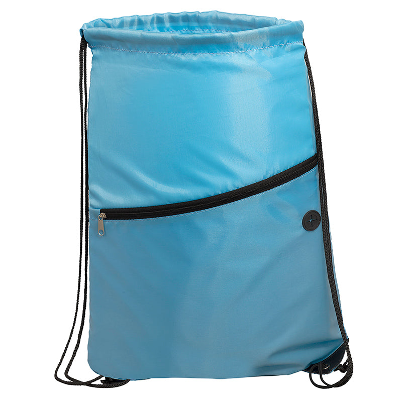 Incline Drawstring Backpack w/Zipper