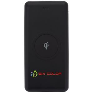 10000 mAh UL Certified Qi Ring Wireless Power Bank & Charger